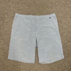 Travis Mathew Men's Size 38 Lightweight Blue Hybrid Stretch Performance Shorts